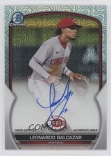 2023 Bowman Chrome Mega Box Mojo Leonardo Balcazar #BCMA-LB Auto 0xl5
