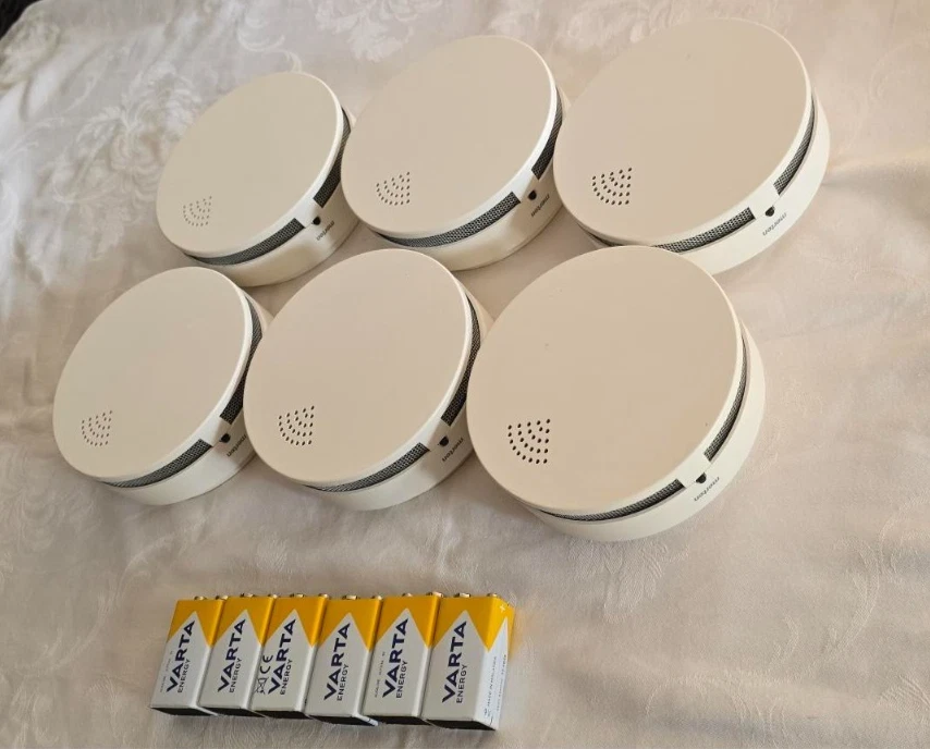 Merten Argus 6638 Rauchmelder in Top Zustand # Mit Batterien ! # - Bild 2 von 4