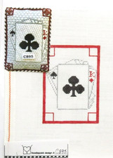 The Princess and Me Bridge Party Stitch Guide Handpainted Needlepoint Canvas