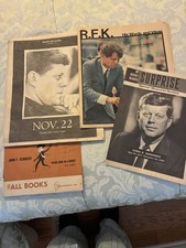 Lot of 4 JFK & RFK Tribute Magazines
