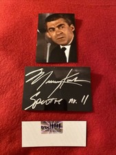 James Bond Autograph- RARE! Murray Kash As  SPECTRE # 11 In “Thunderball”!