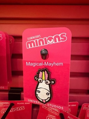 Despicable Me Minions Agnes Unicorn Fluffy Universal Studios Trading Pin