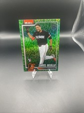 2026 Topps Series 1 Samuel Basallo RC Rookie Card Easter Holiday Green Parallel