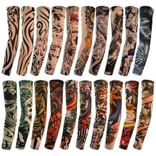 20Pcs Tattoo Arm Sleeves Fake Tattoo Sleeves for Men and Women Temporary Sleeve