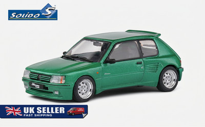 Solido Maßstab 1:43 S4310807 -1992 Peugeot 205 GTI Dimma - grün - Sammlergeschenk