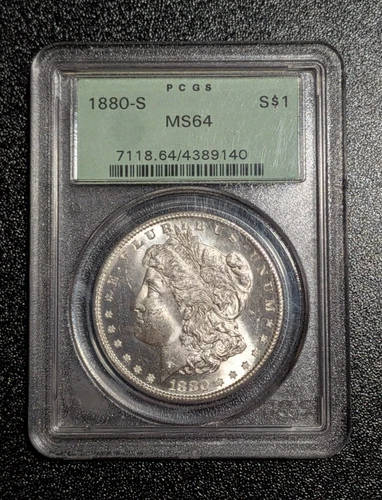 1880-S Morgan Silver Dollar PCGS MS 64