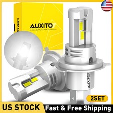 4PCS AUXITO 9003 H4 LED Headlight Kit Bulbs High Low Beam Super White 30000LM US