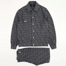 REPRESENT INITIAL Monogram Logo Denim Suit Tr...