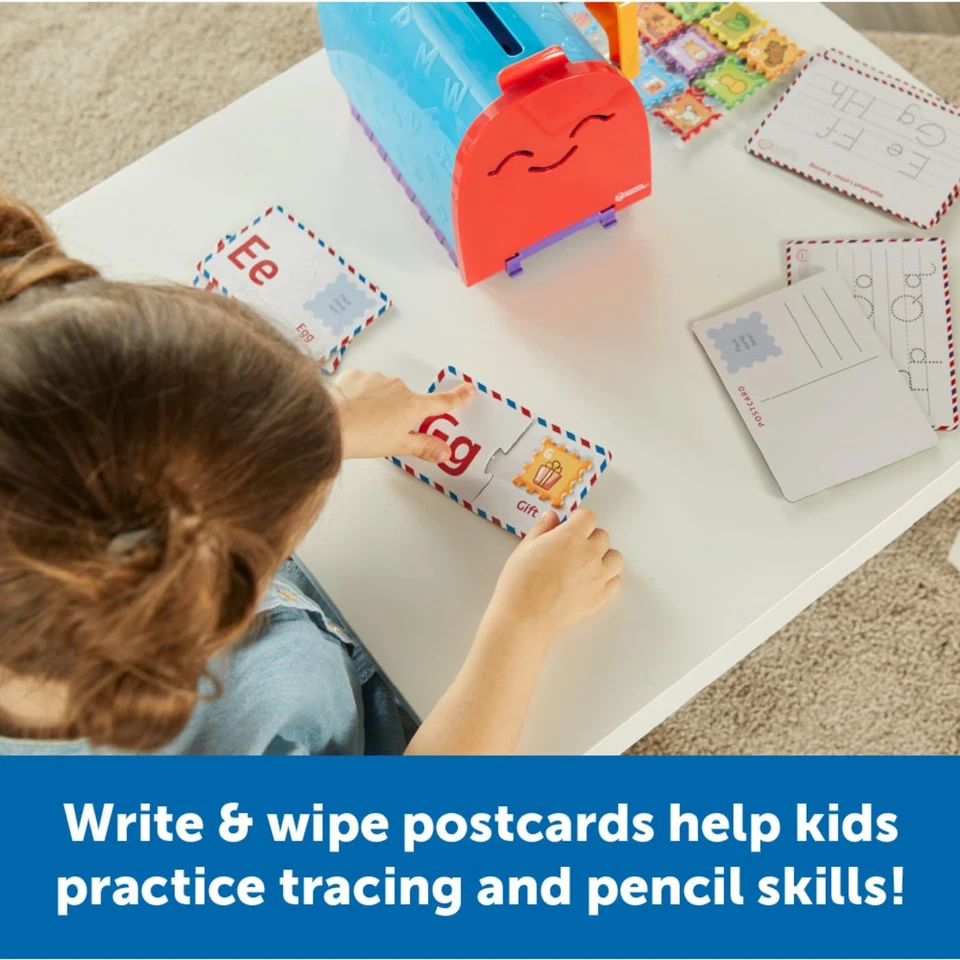 Learning Resources Alphabet Learning Mailbox Montessori Toddler Toy ABC Letters - Image 3 of 4