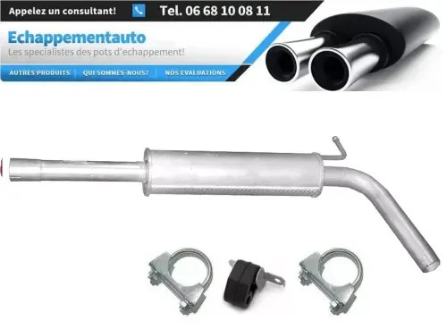Pot intermédiaire Skoda Fabia II 1.6 pour restaurer le confort sonore en voyage