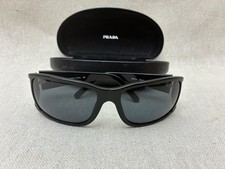 Prada Sunglasses Women SPR01F 59-17 1AB-1A1 115 Black Made in Italy