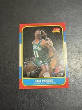 1986-87 Fleer Sam Perkins Rookie Card #86. rookie card picture