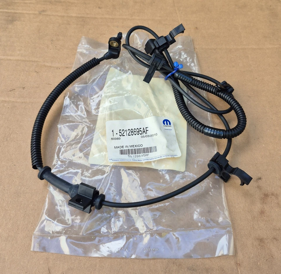 Jeep Liberty 2002-2007 nuevo sensor de freno antibloqueo delantero izquierdo MoPar genuino Foto 3 de 3