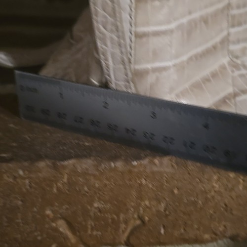 Brahmin Duxbury Umhängetasche Kroko-Prägung Leder weiß - Bild 10 von 10