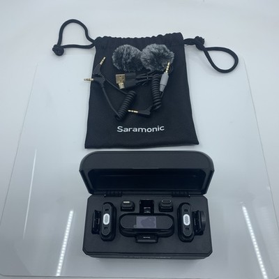 SARAMONIC BLINK500B2 WIRELESS MICROPHONE SYSTEM With Bag & Accessories