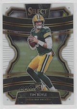 2019 Panini Select Concourse White Prizm 27/35 Tim Boyle #2 g1z