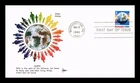 US COVER EARTH DOMESTIC E RATE FIRST DAY ISSUE GILL CRAFT CACHET