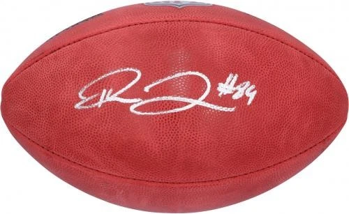 Fútbol americano a todo color autografiado por Theo Johnson New York Giants Duke Foto 2 de 4