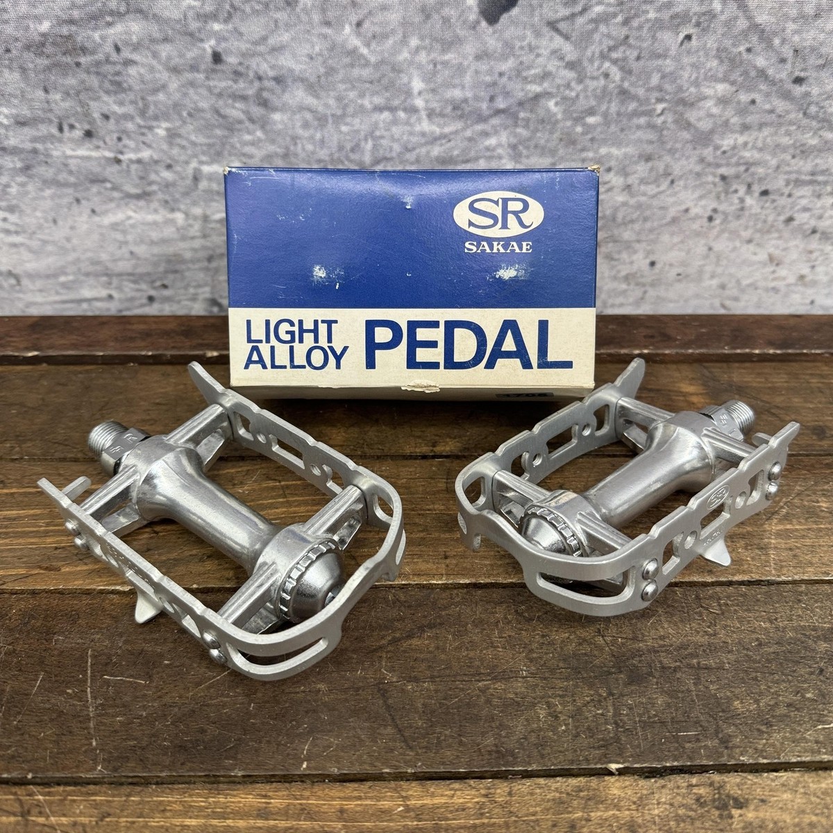 PÉDALES DE PLUME PLATEFORME VÉLO DE ROUTE VINTAGE SR SP-100AL 9/16 x 20 TPI