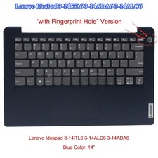 Palmrest w/ Backlit Keyboard For Lenovo IdeaPad 3-14ITL6 3-14ADA6 3-14ALC6 New