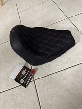 SADDLEMEN 22-25 Indian Chief Renegade Red Lattice Stitched Solo Seat