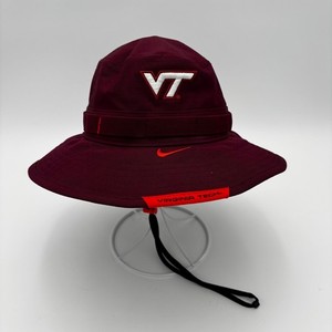 Nike Virginia Tech Hokies Bucket Boonie Hat Maroon Dri-FIT VT Logo
