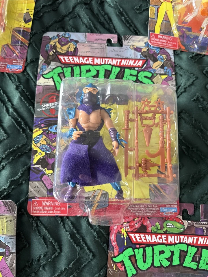LOTE de reedición retro Teenage Mutant Ninja Turtles Foot Soldier 2022 TMNT Foto 4 de 4