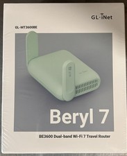 GL.iNet GL-MT3600BE Beryl 7 Portable Travel Router, Pocket Wi-Fi 7 Wireless...