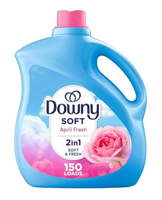 Downy Liquid Fabric Softener, April Fresh Scent, 111 fl oz, 150 Loads