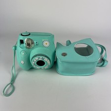 Fujifilm Instax Mini 7S Instant Camera Teal w/ Case Untested