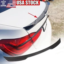 Fits BMW 7 Series G11 G12 750i 740i 16-2022 Rear Trunk Spoiler Wing REAL CARBON 