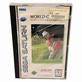 World Cup Golf: Professional Edition (Sega Saturn, 1996) CIB w/ Man + Reg Card