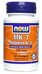 NOW FOODS MK-7 Vitamin K-2 100 mcg - 60 Veg Capsules Sealed Expires 05/2025