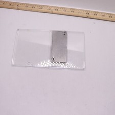 Two Pocket Fact Tag Holder Clear Vinyl 4-1/4" x 5-1/4" x 4-1/4" x 3-3/4"