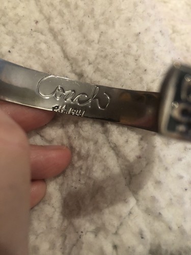 Coach Signed Silver Bracelet Est: 1941 - Picture 4 of 5