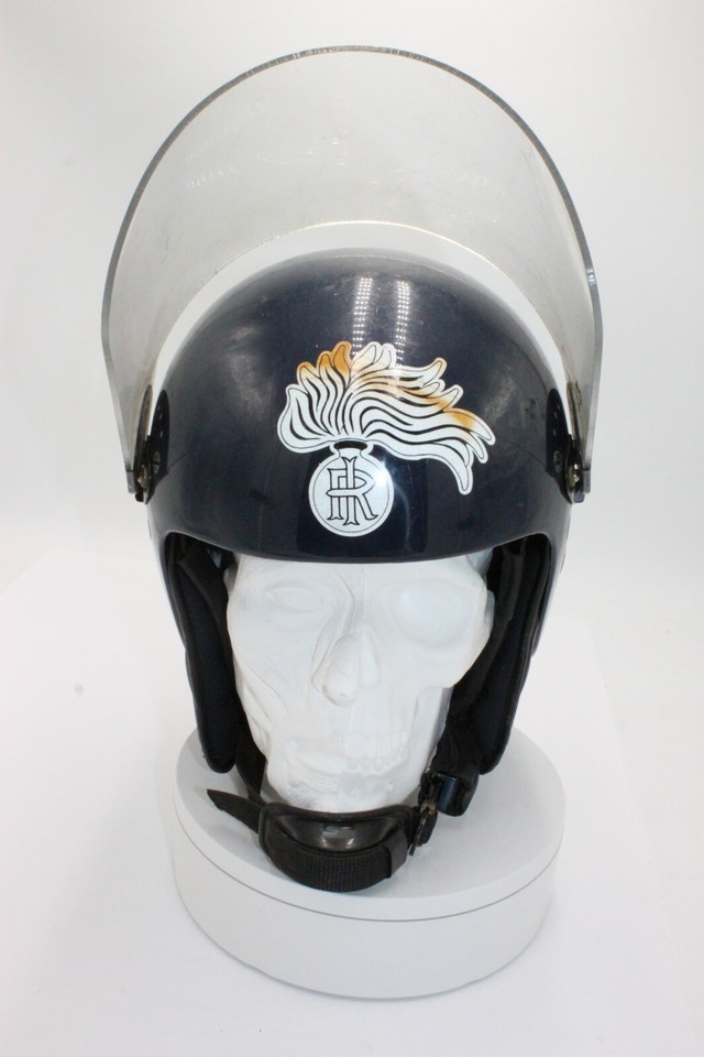 Italian Military Police Anti-Riot Helmet Face ShieldBlue Visor ...