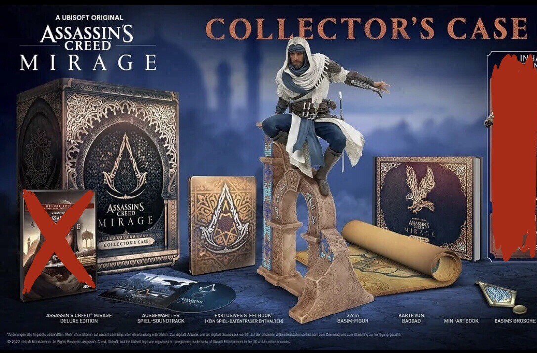 Jogo Assassins Creed Mirage Collector's Edition - PS5 - Game Games - A Loja Mais POP do Brasil