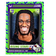 Marvin Harrison Jr 2024 Score A Treat Green Rookie Card #38 Arizona Cardinals. rookie card picture