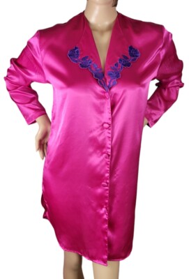 pink satin night dress In Your Dreams Satin Sleep Gown - Pink
