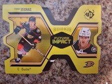 2021-22 Extended Series UD3 Gold Rookies #UD3-31 Trevor Zegras /100 Card Ducks