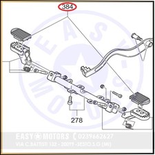POLINI 144.763.010 COPRIPEDANE DX+SX IN GOMMA 125 XP4S