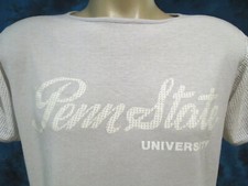 vintage 80s PENN STATE UNIVERSITY JERSEY T-Shirt S/M nittany lions football thin