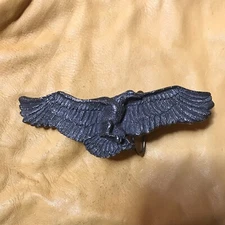 The Great American Buckle Company of Chicago 1981 Bronze Eagle Belt Buckle