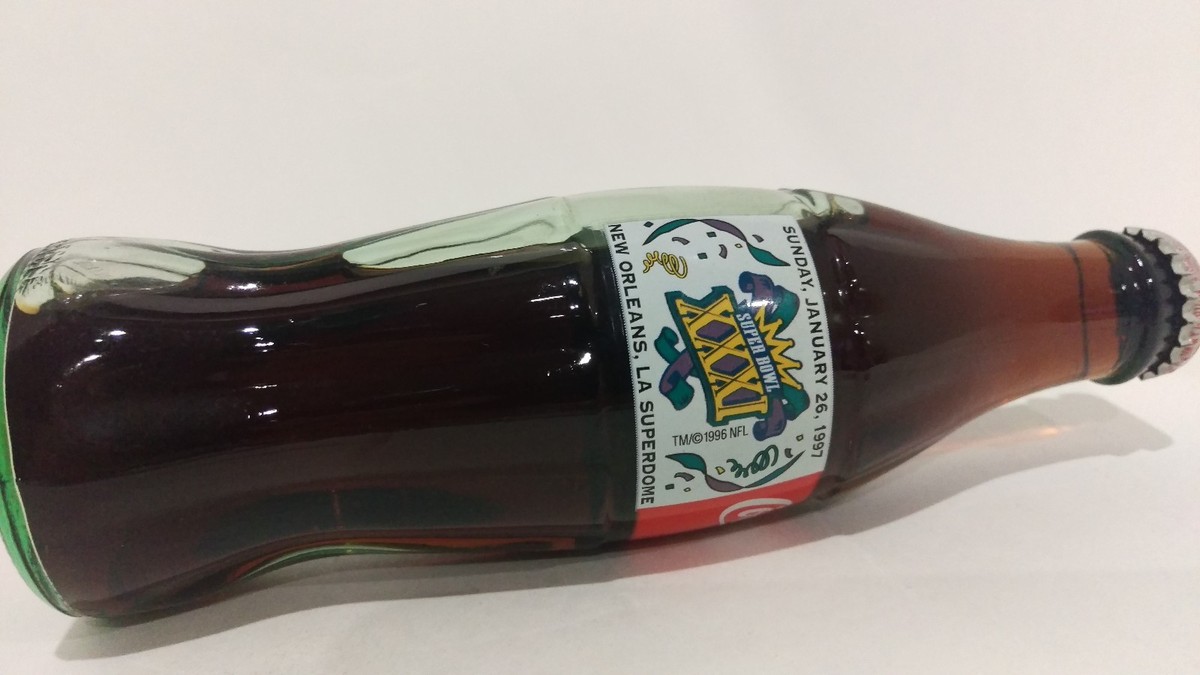 1997 Super Bowl XXXI New Orleans Coca-Cola Coke Bottle | eBay