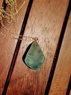 Aquamarine Pendant On 18KT GF Chain Necklace 22" — photo 9