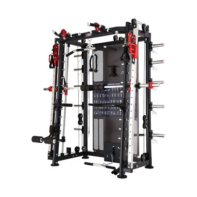 Altas Strength Home Gym Equipment Smith Machine with Pulley System Gym Squat ...
