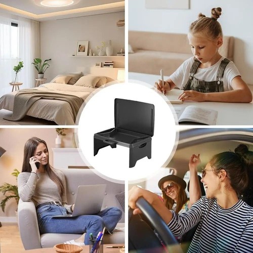 Comfortable Handle Portable Folding Lap Desk Living Room - Photo 7/12
