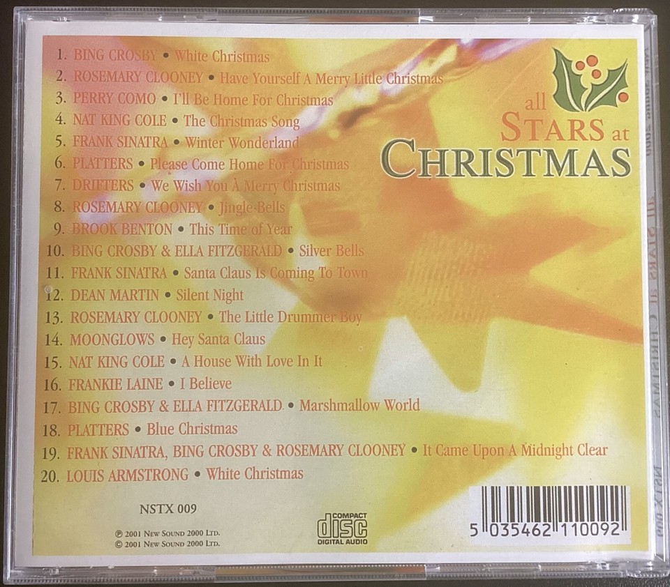 All Stars at Christmas | Various Artists | USED CD | VINTAGE FINE ...
