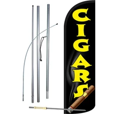 Cigars Complete Swooper Flag Bundle