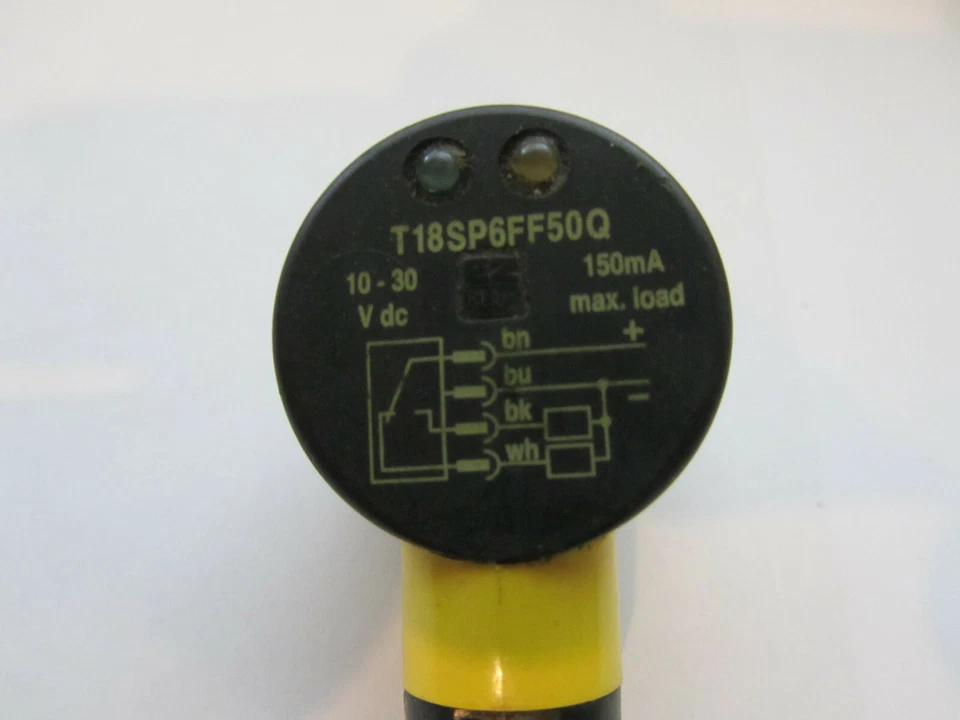 BANNER T18SP6FF50Q 33414 EZ-BEAM T18 SERIES SENSOR USED - Image 2 of 4